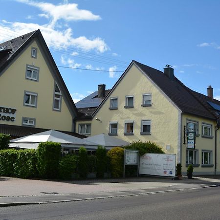 Hotel-Gasthof Zur Rose Weißenhorn المظهر الخارجي الصورة