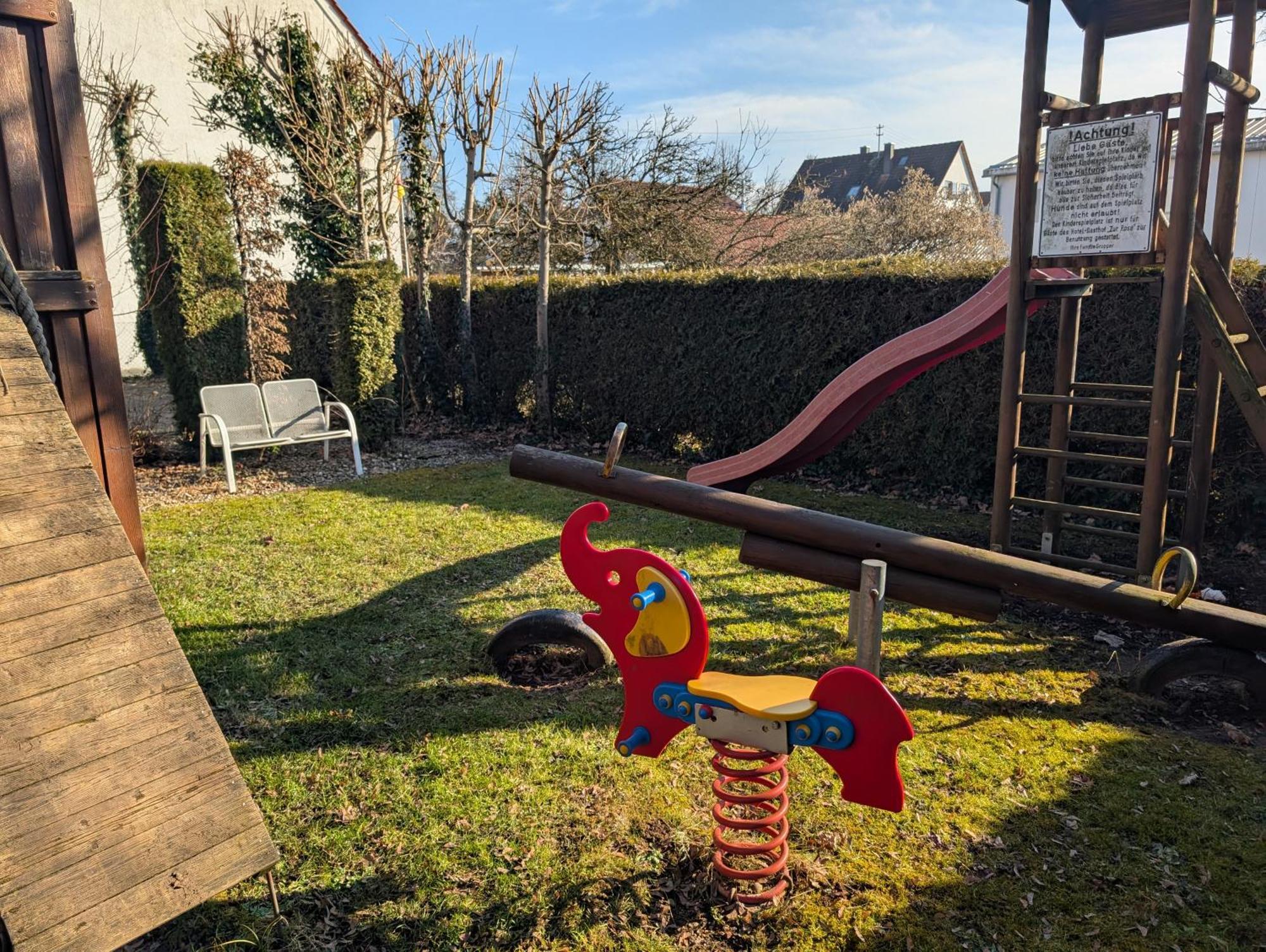 Hotel-Gasthof Zur Rose Weißenhorn المظهر الخارجي الصورة